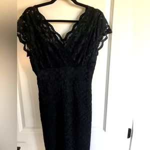 NEW, BLACK LACE DRESS